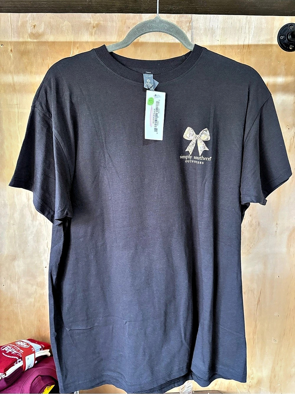 Simply Southern Scrub Life Graphic Tee Black